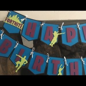 Fortnite birthday banner